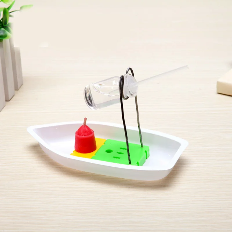 1 Set Science Experiment DIY Educational Steam Boat Toys 